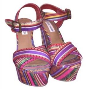 Steve Madden BoHo platform wedge sandals